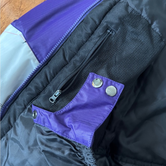Rossignol Juniors' Ski Jacket White Purple Size 12 - Picture 8 of 12